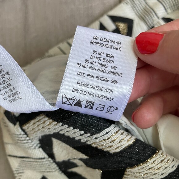 Sass & Bide geometric pattern white shorts - Picture 6 of 11